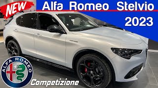 2023 New Alfa Romeo Stelvio Competizione  Interior and Exterior Details Stupendo SUV [upl. by Atinnek]