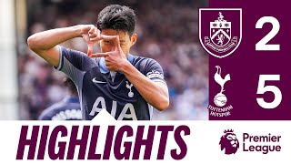 Son Heungmin Scores HatTrick In Spurs Win  HIGHLIGHTS  Burnley 25 Tottenham Hotspur [upl. by Alludba]