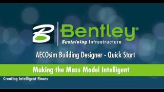 AECOsim Building Designer A02 Making the Mass Model Intelligent [upl. by Ettezzil]