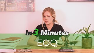 EOQ Economic Order Quantity  Supply Chain in 3 minutes [upl. by Annoyek]