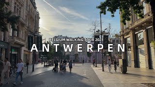 4K Antwerpen Belgium pov city Walk 2023 [upl. by Leicester]