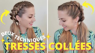 ASTUCE TRESSE FACILE  tresse facile a faire soi meme  tuto coiffure facile pour débutant [upl. by Suoicserp]