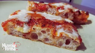 Pizza in teglia la ricetta Bonci con gelatinizzazione della farina [upl. by Euginom911]