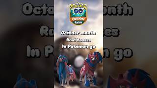 October month raid bosses in Pokemon go [upl. by Adnar333]