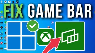 How To Fix Xbox Game Bar Not Opening Or Working  Full Tutorial [upl. by Yotal]