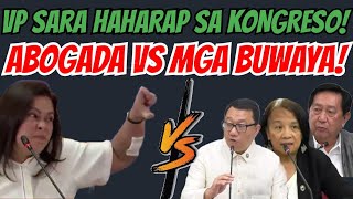 HETO NA VP SARA HAHARAPIN ANG MGA BUWAYA SA KONGRESO dds bisdak [upl. by Enylrac]