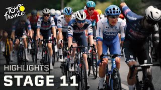 Tour de France 2023 Stage 11  EXTENDED HIGHLIGHTS  7122023  Cycling on NBC Sports [upl. by Briney409]