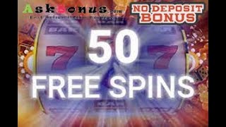 EXCLUSIVE Spinarium Casino No Deposit Bonus 50 Free Spins Rodadas Gratis on Askbonuscom [upl. by Jun]