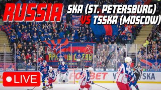 RUSSIAN Ice Hockey KHL Must See SKA VS TsSKA Live [upl. by Kristoforo]