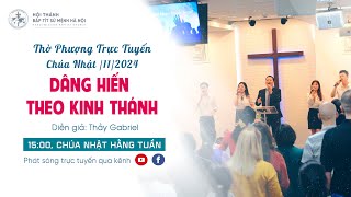 🔴Thờ Phượng Trực Tuyến  Chúa Nhật 10112024 [upl. by Arlyn]