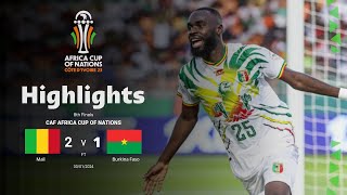 Mali vs Burkina Faso  Round 16  CAF Africa Cup of Nations  Highlights [upl. by Assek]