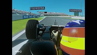 Assetto Corsa F1 2001 Fernando Alonso Onboard Magny Cours [upl. by Hallock]