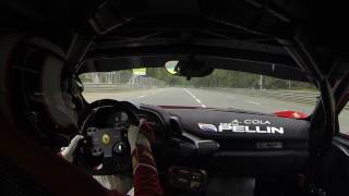 Onboard Alberto Cola  Pole position Ferrari Challenge 2016  Le Mans [upl. by Miuqaoj720]