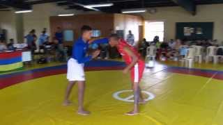 Gilbert Emilie lutte vs John Nanon judo finale croche 2013 des 74kg [upl. by Hillari]