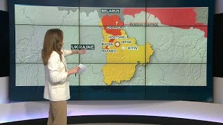 Карта боевых действий на Украине 27й день [upl. by Elohcim]