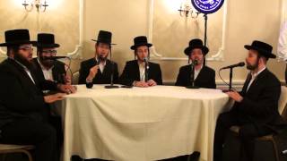 Shira Choir Singing New Rechnitz  Medley at Kumzits Live מקהלת שירה רכניץ קומזיץ [upl. by Baum372]