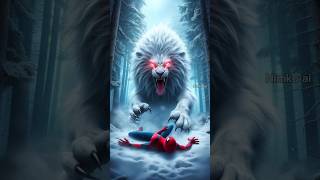 Spiderman amp Superman and flash man VS Ghost Rider amp Lion and Bear battle figth shortsavengersai [upl. by Eluk]