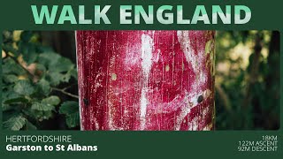 WALK ENGLAND Garston to St Albans Timelapse swcwalks book1 walk7 [upl. by Bacchus]