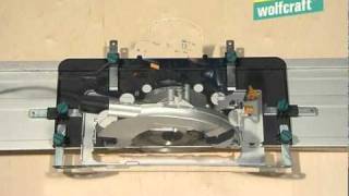 wolfcraft Guide rail for circular saw FKS 115 part no 6910000 [upl. by Ahselet]