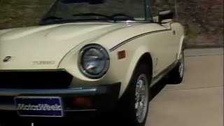 MotorWeek  Retro Review 82 Fiat Spider Turbo [upl. by Retsev996]