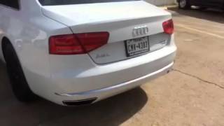 Audi A8L 4 0T with resonator delete [upl. by Chapnick]