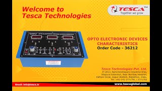 Opto Electronic Device Characteristics  Electronics Engineering  Tesca 36212 [upl. by Haret]