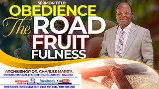 Obedience The Road To Fruitfulness  Archbishop Dr Charles Marita  Advanced Bible Study [upl. by Esteban]