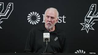 202324 San Antonio Spurs Season  Gregg Popovich PostGame Interview 11182023 [upl. by Ainos]