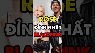 Rosé BlackPink làm nên lịch sử rosé blackpink rosie rose apt brunomars kpop shorts idol [upl. by Geaghan]