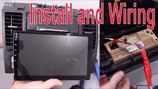 101 Android Touch Screen Car Stereo Install Wiring and Mounting [upl. by Attenauq]