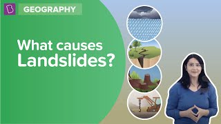 What Causes Landslides  Class 8  Geography  Learn with BYJUS [upl. by Livvy]