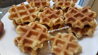 How to Make WAFFLES GALETTE CONGOLAISE [upl. by Olinde]