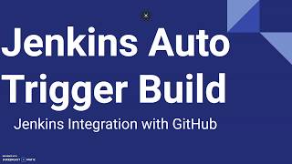 Jenkins Integrate with GitHub build after each commit Jenkins auto trigger build on git commit [upl. by Cesare595]