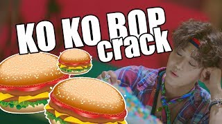 EXO  KOKOBOP CRACK Baekhyun doesnt have a mullet [upl. by Eelir]