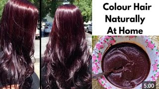 Natural Hair Dye For Grey HairGet Natural Or Dark Brown Hair Color With Megical Water rabiaumer [upl. by Htiderem83]