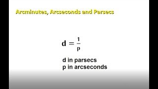 The arcsecond and parsec [upl. by Yzzik]