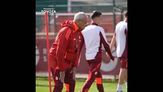 AS Roma training 21112024 💛❤️ football roma asroma calcio seriea asroma ToyotaItalia [upl. by Ennaitsirk]