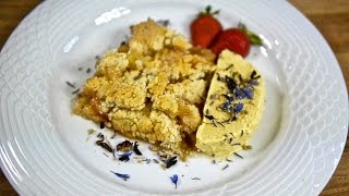 Rhubarb Crumble statt Rhabarber Kuchen  alternativlos [upl. by Etnad249]