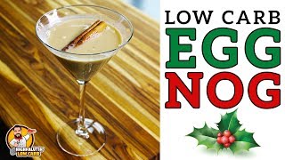 Low Carb EGG NOG  The BEST Keto Eggnog Recipe [upl. by Buffy]