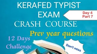 KERAFED TYPIST CRASH COURSE  COMPUTER BASIC 7 masteringedutech typist psc exam kerafed aug13 [upl. by Arica]