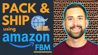 How To Fulfill amp Ship Your First Amazon FBM Order  BEGINNER TUTORIAL [upl. by Ikkela]