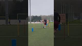 AMAURY DEKEYSER U17 À LANDEN SÉANCE DE GESTES TECHNIQUES À LA DFA2 [upl. by Nera181]