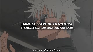 dame la llave de tu motora LetraLyrics [upl. by Arvid]