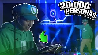 EL DÍA QUE FERNANFLOO JUGÓ GEOMETRY DASH FRENTE A 20000 PERSONAS [upl. by Ellebyam366]