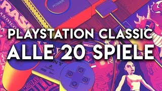 Alle 20 Spiele der PlayStation Classic im Check [upl. by Duleba]