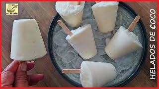 HELADOS DE COCO  RECETAS COLOMBIANAS [upl. by Asilat]