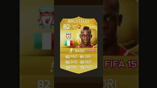 Balotelli fifa card evolution [upl. by Aram]