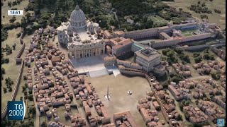 Vaticano la Basilica di San Pietro vista con l intelligenza artificiale [upl. by Yecnuahc]