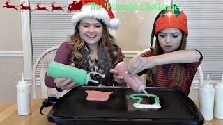 The Holiday Pancake Art Challenge [upl. by Alderman]