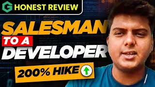 Rishabh From Marketing to a Full Stack Web Developer  Web Development  Geekster Reviews [upl. by Yhtommit]